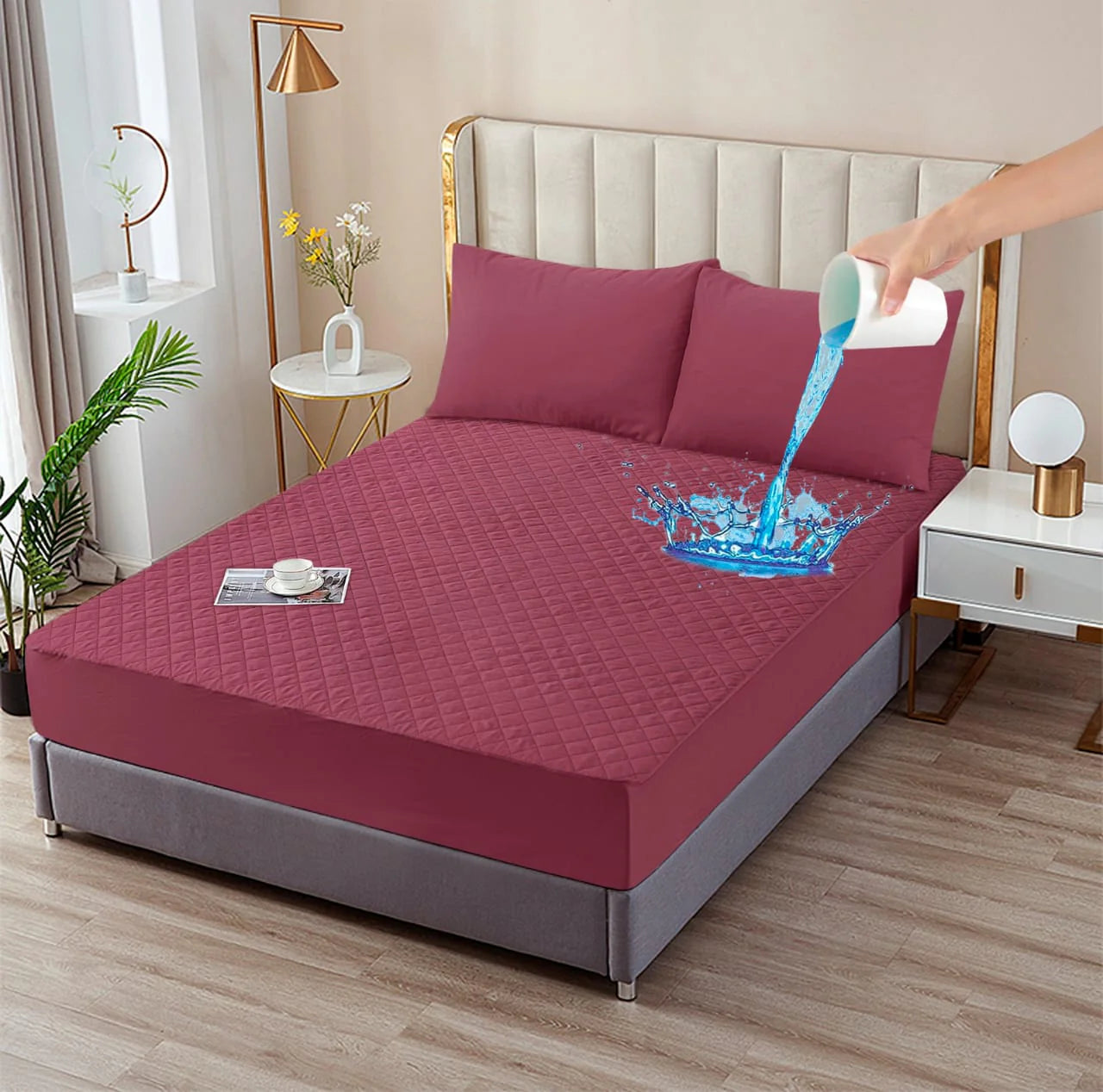 Premium Mattress Cover – Soft, Stretchable & Washable